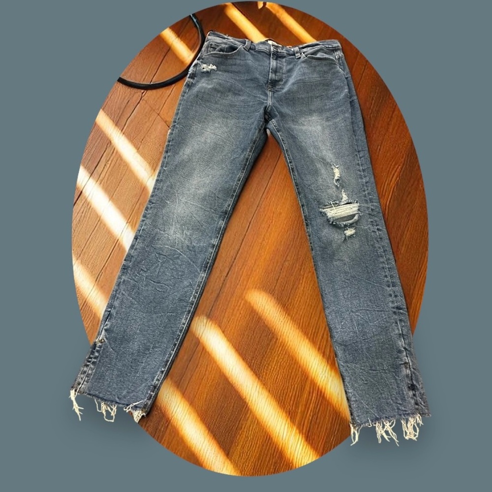 Kensie Vintage Luxe The Kelsey High Rise Skinny Jean. Size: 14